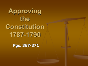 Approving the Constitution 1787-1790