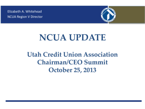 Interest Rate Risk - Utah's Credit Unions