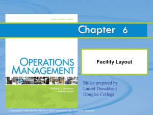 Ch 6: Process Design & Facility Layout