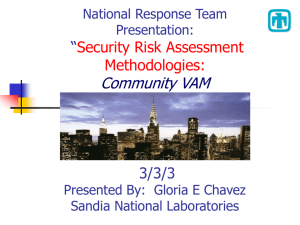 Community Vulnerability Assessment Methodology (CVAM) Ivan