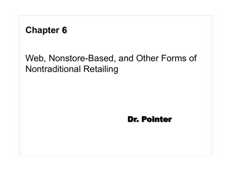 What Are Three Forms Of Nonstore Retailing