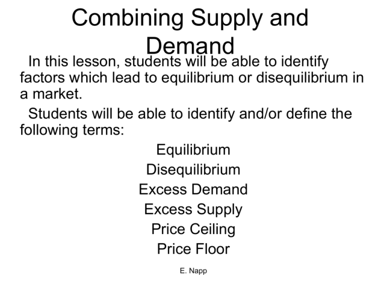 Combining Supply And Demand White Plains Public Schools