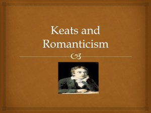 Keats and Romanticism