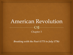 American Revolution - vcehistory