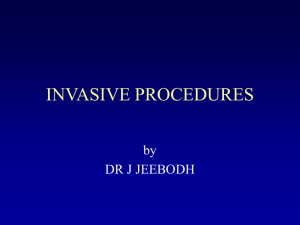 Invasive procedures