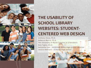 The Usability of School Library Websites