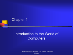 Understanding Computers, 10/e, Chapter 1