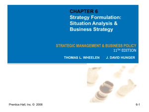 Situation Analysis & Business Strategy