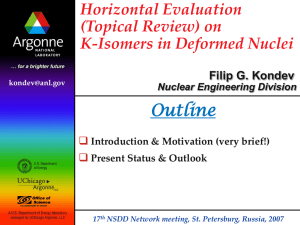 Filip G. Kondev, Horizontal Evaluation on K