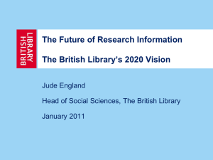 british library 2020 vision
