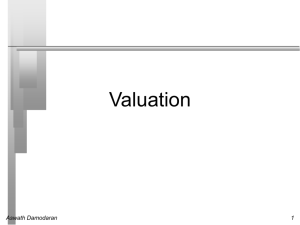 Acquisition Valuation - NYU Stern School of Business