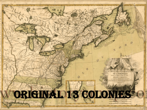 Regions for the colonies