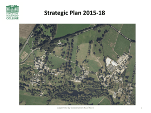 Strategic Plan 2015 – 2018 - Kingston Maurward College
