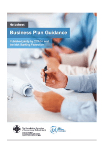 Headings of Business Plan - Chartered Accountants Ireland