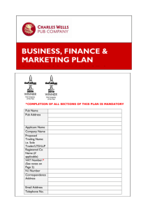 business, finance & marketing plan business