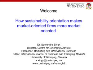 Marketing and International Business
