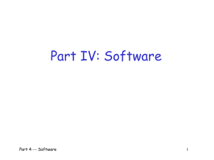 Part 4 - Software