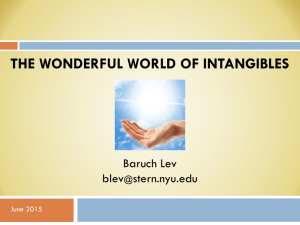 The wonderful world of intangibles