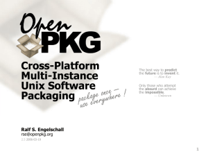 PPT-2003 - OpenPKG