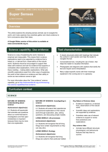 Super Senses Connected L2 TSM - Literacy Online