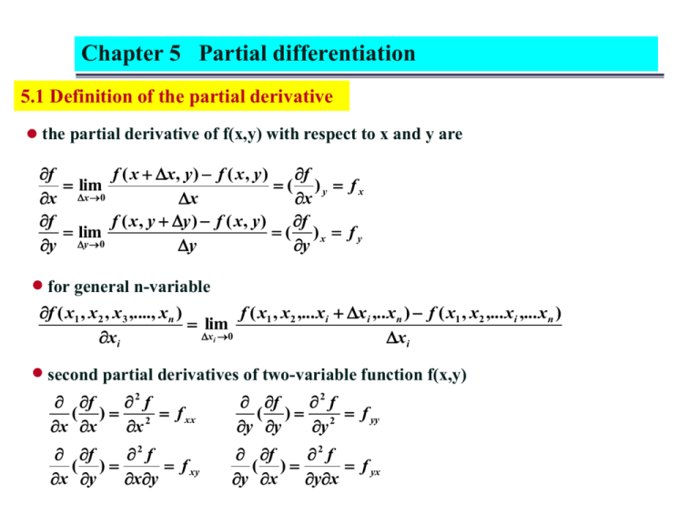 chapter-5-partial-differentiation-chapter-5-partial-differentiation