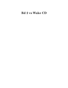 Rd 2 vs Wake CD - openCaselist 2012-2013