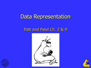 8 Data Representation