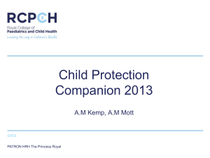 Child Protection Companion 2013 slide deck