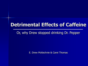 Detrimental Effects of Caffeine