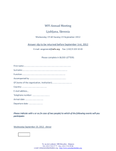 WFI Annual Meeting