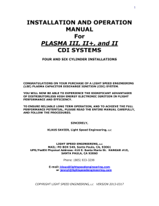 Plasma_CdiManual_201.. - Light Speed Engineering