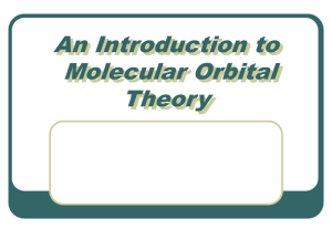 Semi-empirical Molecular Orbital Theory