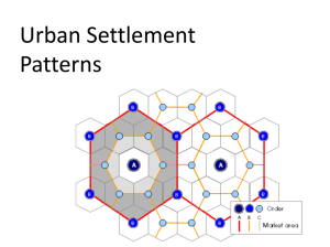 Urban Settlement Patterns Powerpoint