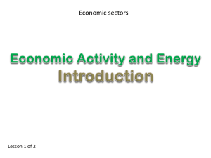 Economic sectors - BSHGCSEgeography