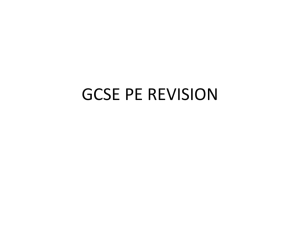 gcse pe revision