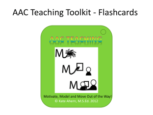 AAC Teaching Toolkits