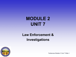 Tech Module 2 Unit 7 - Emergency Response to Incidents