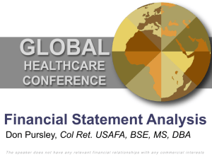 Finance Workshop - Global Health Institute