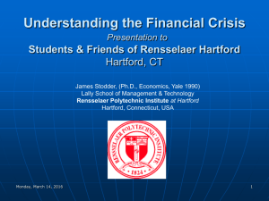 Economic Outlook - Rensselaer Hartford Campus