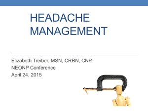 Headache Management