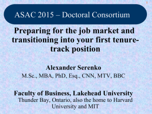 ASAC 2015 PPT - Dr. Alexander Serenko's Home Page