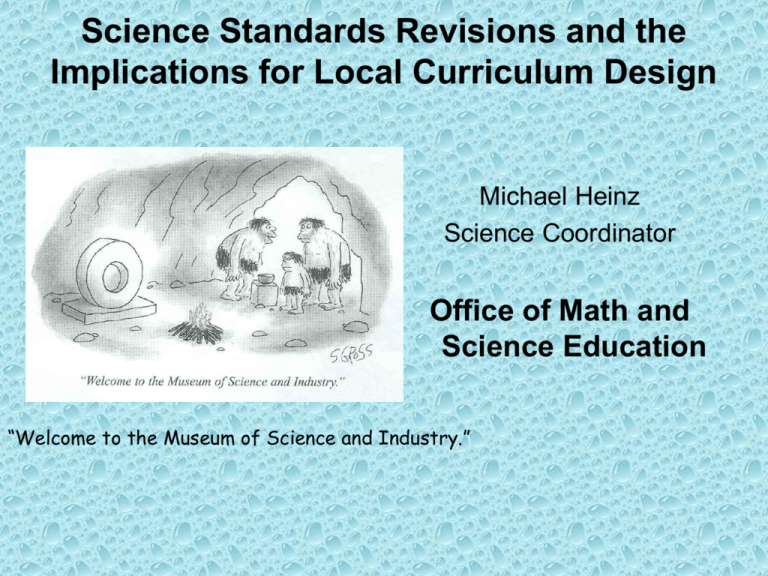 NJ Core Curriculum Content Standards For Science