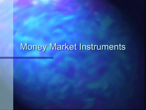 Money Market Instruments