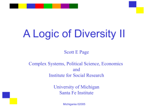 PowerPoint Presentation - A Logic of Diversity