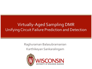 Virtually Aged SDMR : Unifying circuit failure prediction and detection