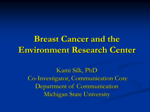 Breast Cancer and the Environment Research Center
