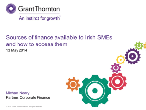 Sources of Funding for SMEs [ppt]