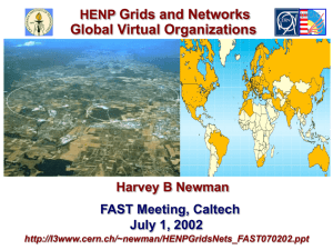 HENP Grids and Networks Global Virtual Organizations