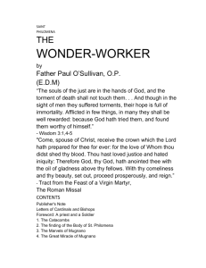 Saint Philomena the Wonder-Worker