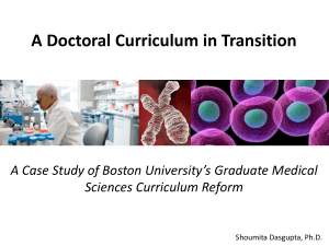 A Doctoral Curriculum in Transition Presentation